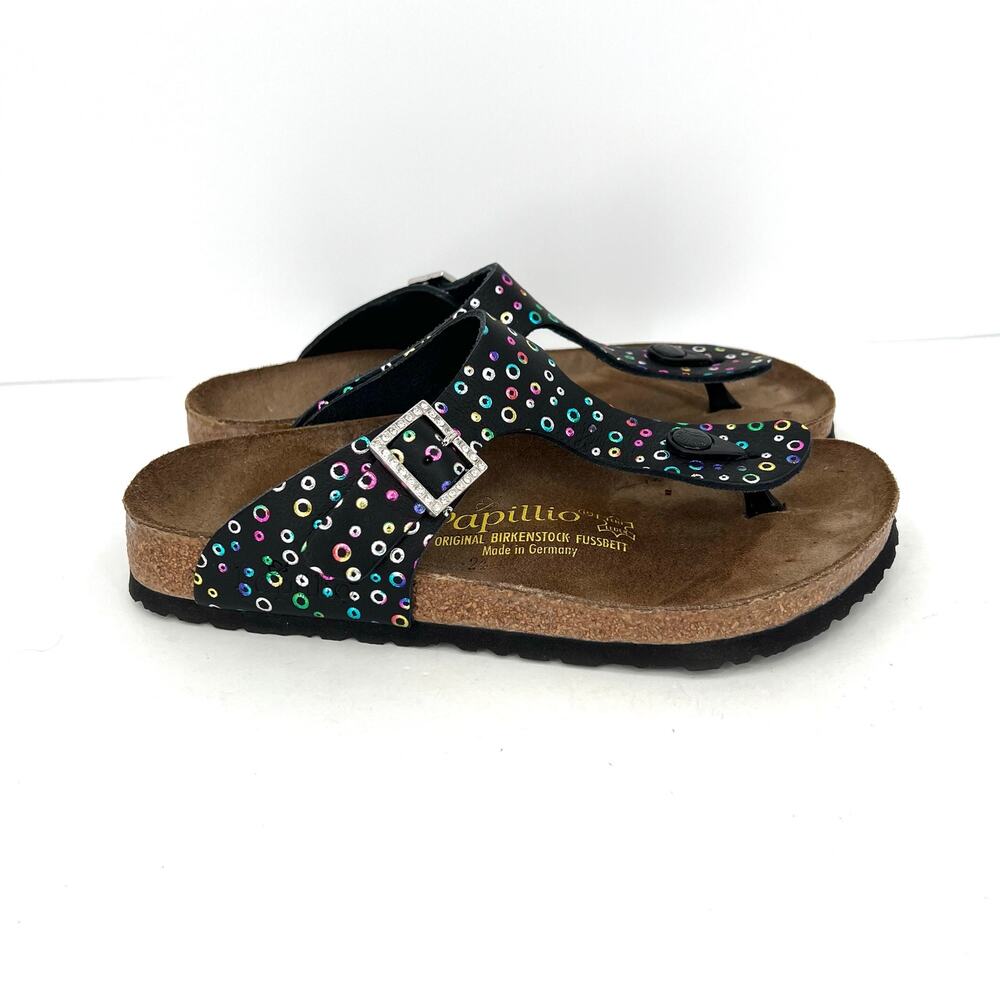 Birkenstock Papillio Madrid Gizeh colorful slide sandals - Picture 3 of 7